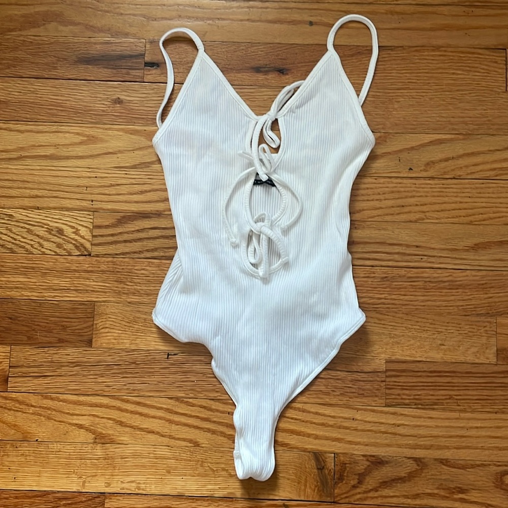 White Out From Under (UO) bodysuit